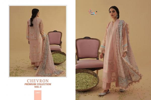 Shree Chevron Premium Collection 3 Cotton Designer Pakistani Salwar Suits